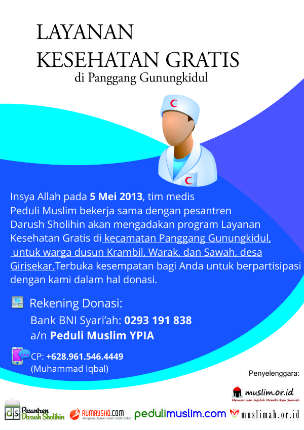 PROGRAM DONASI LAYANAN KESEHATAN GRATIS