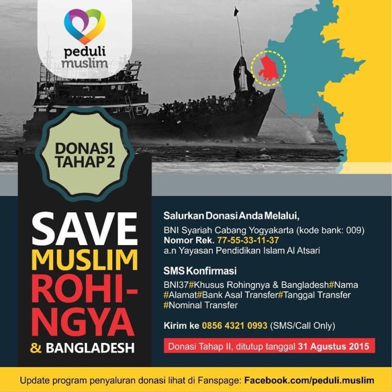 Donasi Khusus Tahap II Program Bantuan Pengungsi Rohingnya Myanmar dan Bangladesh di Aceh