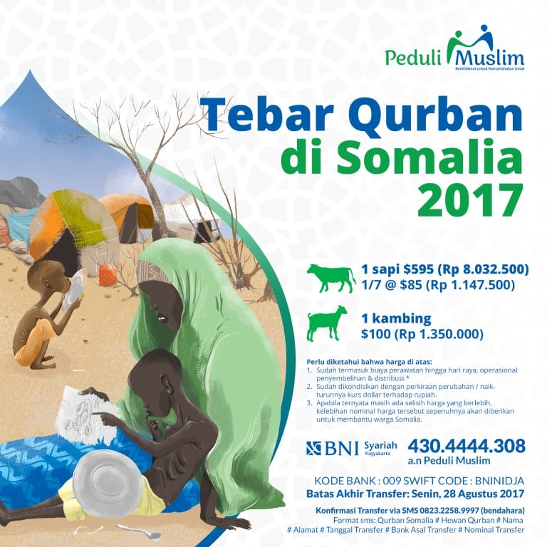 Mari Salurkan Qurban Kita ke Somalia yang Dilanda Kelaparan