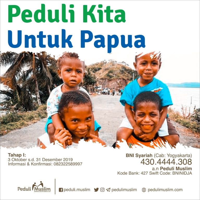 Donasi Misi Kemanusiaan di Tanah Papua