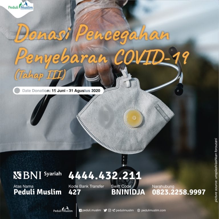 Donasi Pencegahan Penyebaran Covid-19 (Tahap III)
