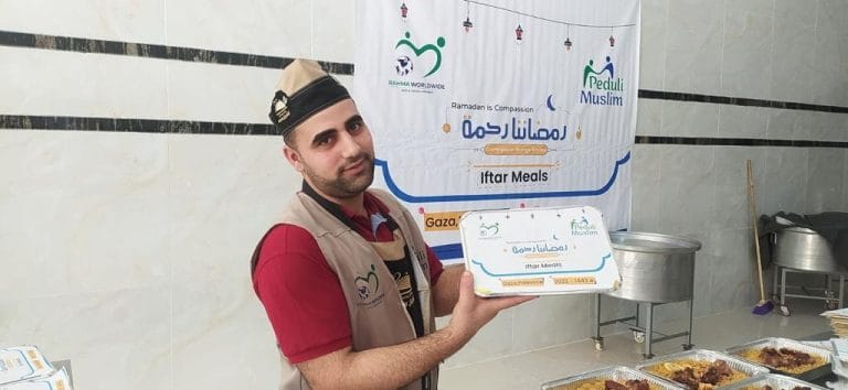 Penyiapan Ifthar di Gaza