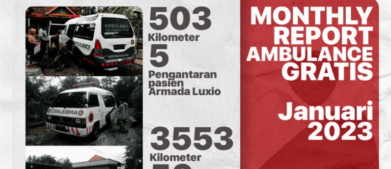 Monthly Report Ambulance Gratis: Januari 2023