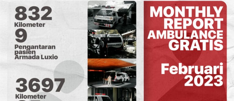 Monthly Report Ambulance Gratis: Februari 2023