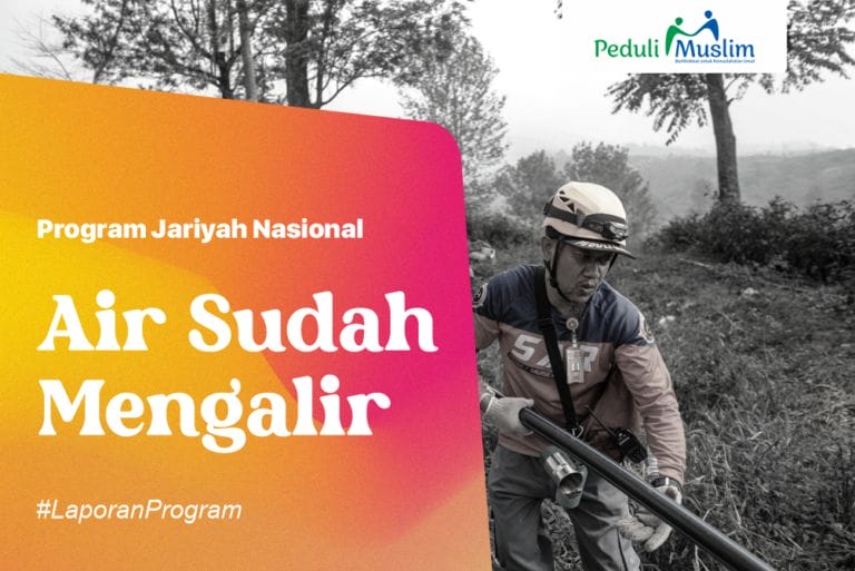 Air Sudah Mengalir di Kampung Pasir Delapan Belas