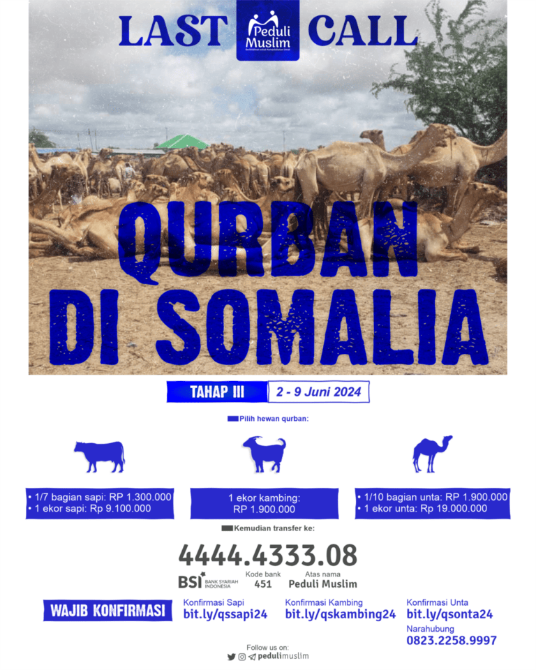 Qurban Somalia 2024 Tahap 3 (Last Call)