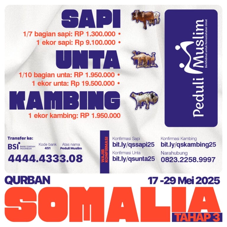 Tahap Ketiga: Qurban Somalia Dibuka